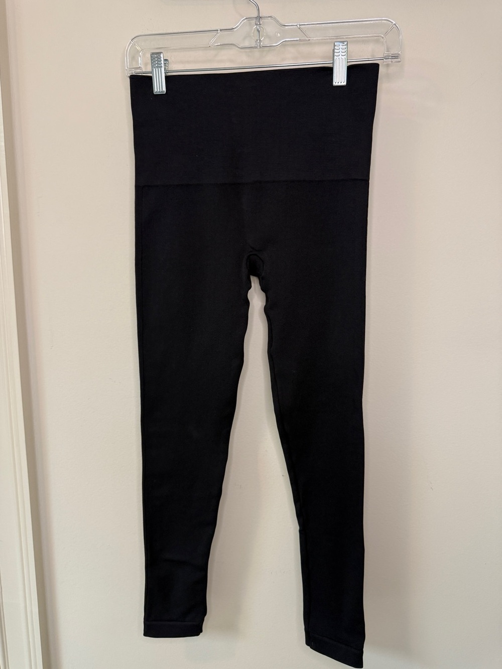 SPANX: Women's 'Look At Me Now' Black Leggings, Size M